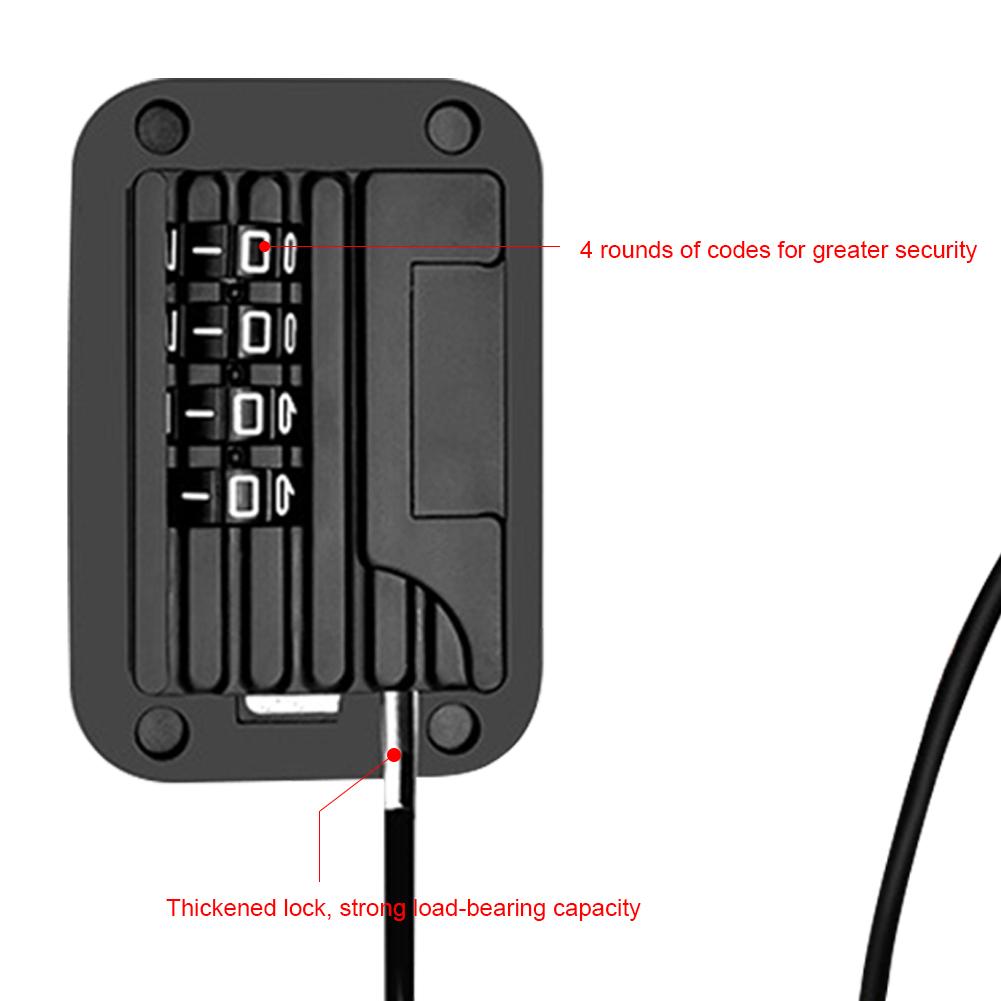 Baby Safety Lock No Drilling Refrigerator Combination Lock Versatile Kids Proof for Cupboards Wine Coolers