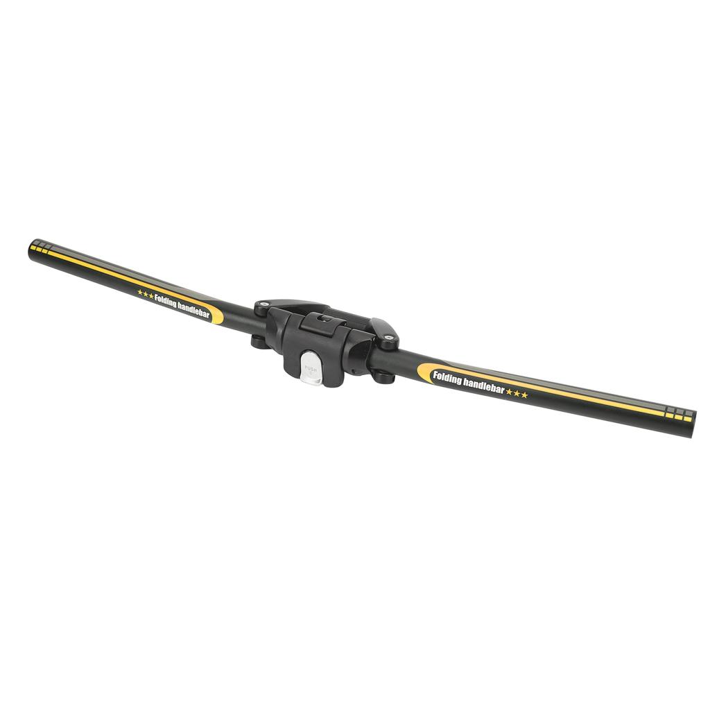 Manubrio per Bicicletta da 620mm Lega di Alluminio Manubrio Modificato Bicicletta Barra Pieghevole per Mountain Bike Nero Giallo