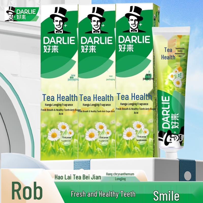 Darlie Tea Tree Clean Fluoride Toothpaste Family Pack