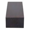 2PCS Ebony Wood Blocks 12x4x2.5cm Lumber Blanks for Carving Turning Musical Instrument Handles