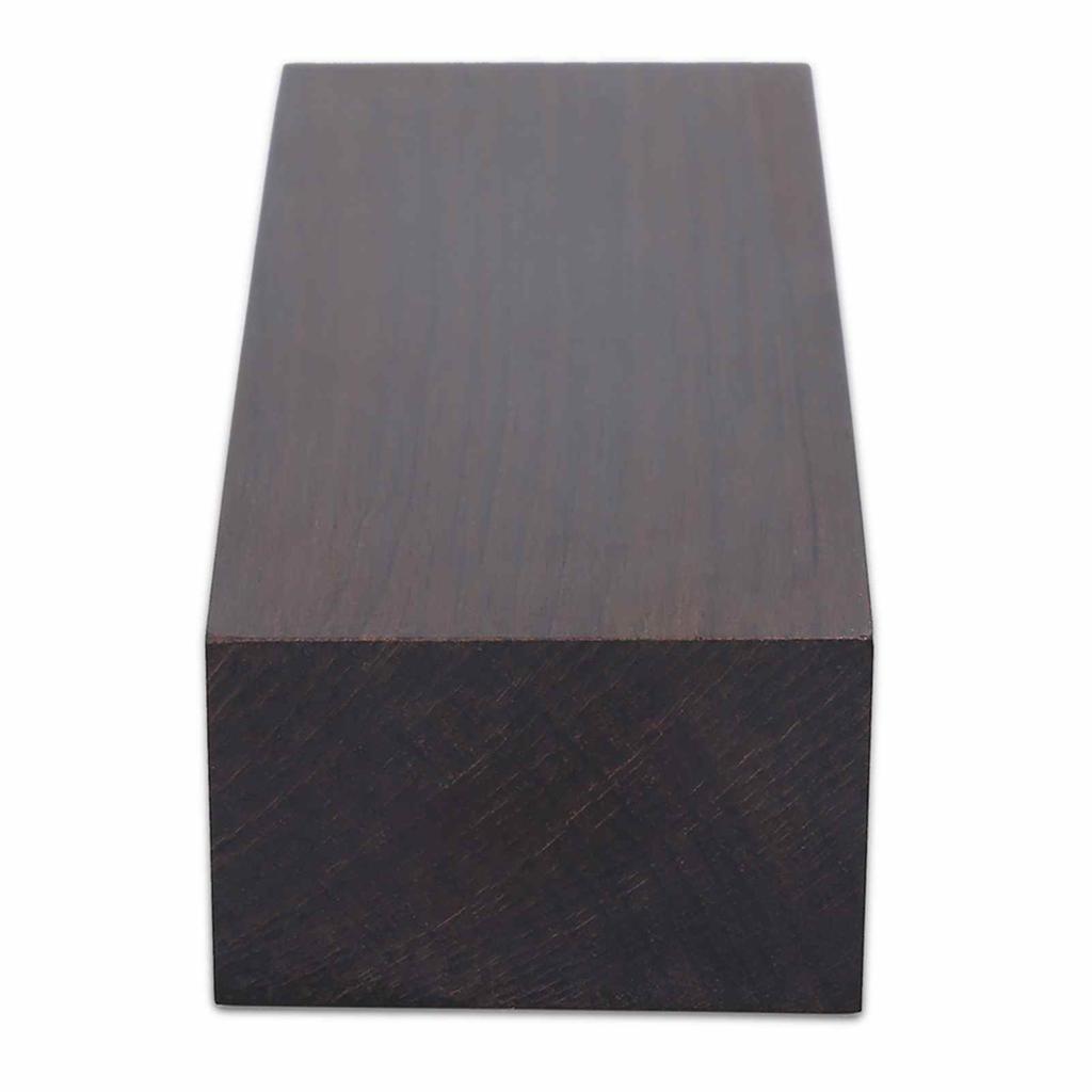 2PCS Ebony Wood Blocks 12x4x2.5cm Lumber Blanks for Carving Turning Musical Instrument Handles