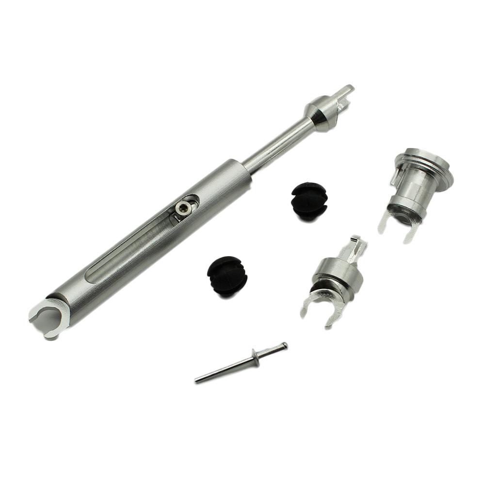 Silver/Gold Aluminum Alloy Six-Piece Classic Engine Cover Set
