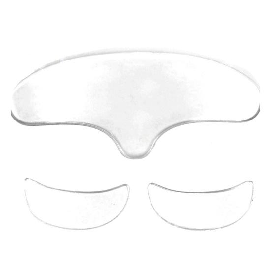 1/2/3Pcs Silicone Reusable Anti Wrinkle Forehead Eye Jaw Pad Patch Skin Care