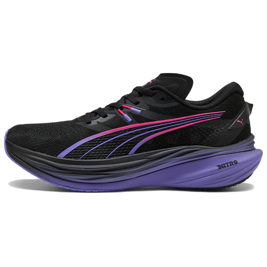 Puma Deviate Nitro Digitokyo Men Sneakers Black Dark-Amethyst 312367-01