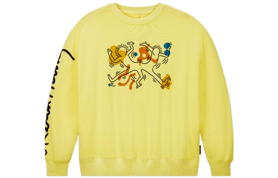 Converse X Keith Haring Collection Sweatshirt Unisex Yellow 10025067-A01 S/M