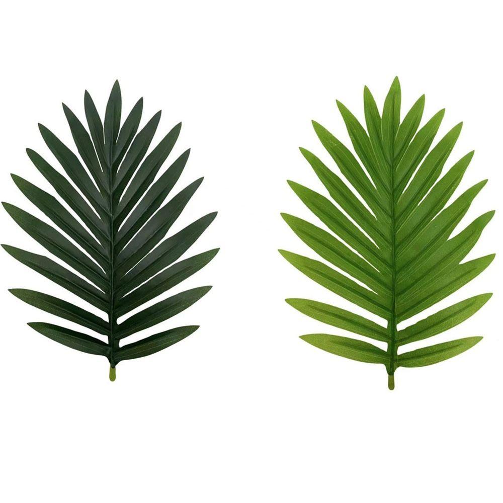 Plastic Artificial Palm Tree Large Faux Tropical Leaves Artificial Tropical Plants  Office