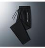 Pantaloni della tuta casual estivi da uomo in seta ghiacciata, sottili e traspiranti, con gamba dritta, tasche con cerniera e polsini.