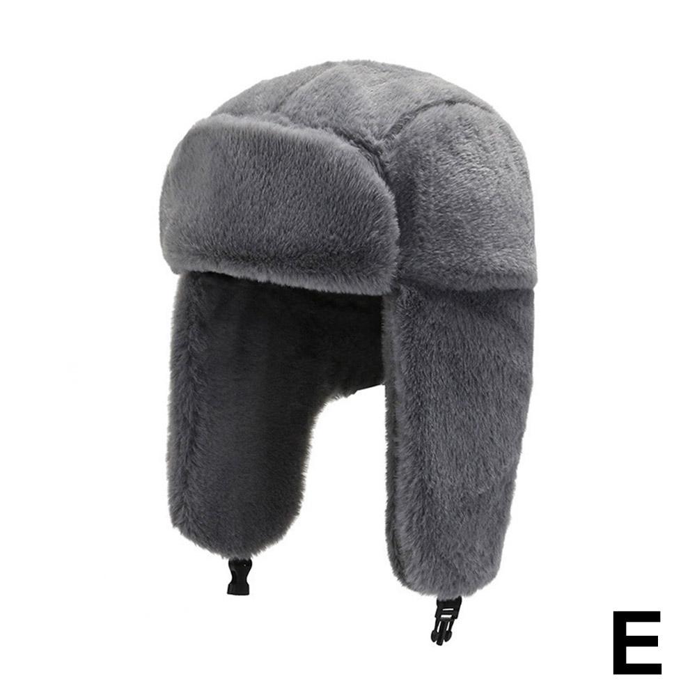Women's Winter Adjustable Thickened Warm Beanie Russian Caps Korean Fashion Ushanka Earflap Pilot Hat Women's Trend Bomber Hat