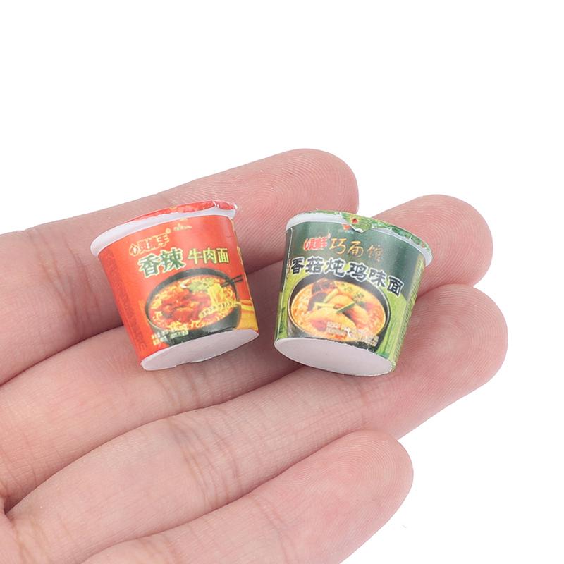 5Pcs 1/12 Dollhouse Miniature Instant Noodles Dollhouse Kitchen Pretend Food Toy