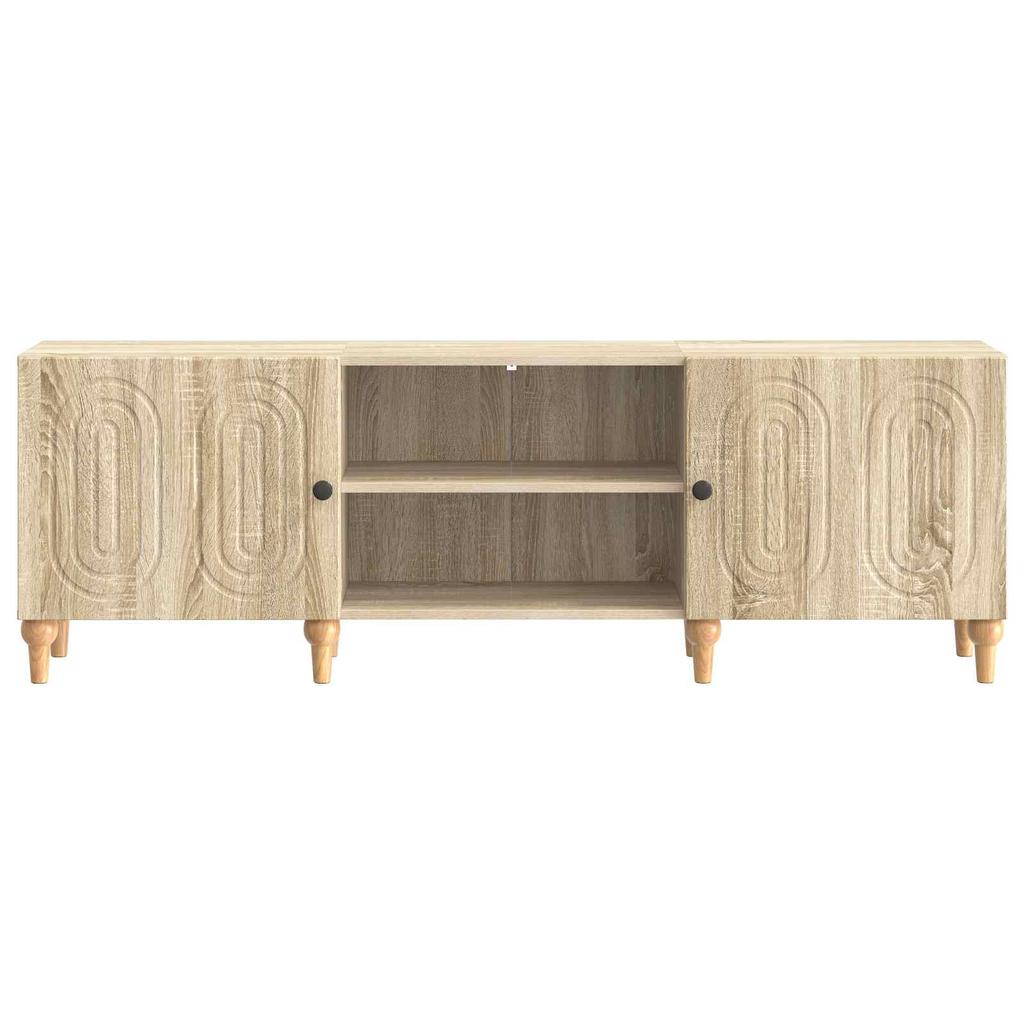 TV Cabinet In Sonoma Oak Finish 150 X 31 X 50 Cm Particleboard