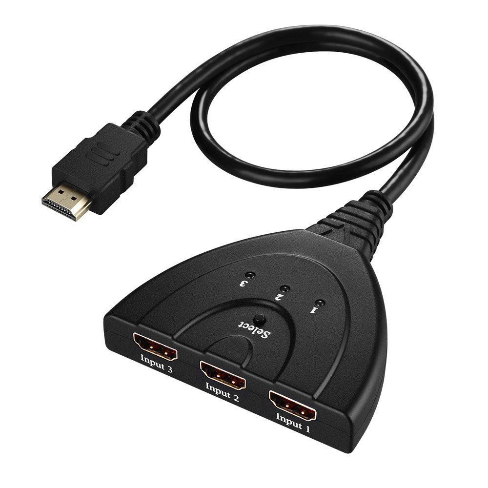 

HDMI 3-in-1 Broom Switcher with Cable