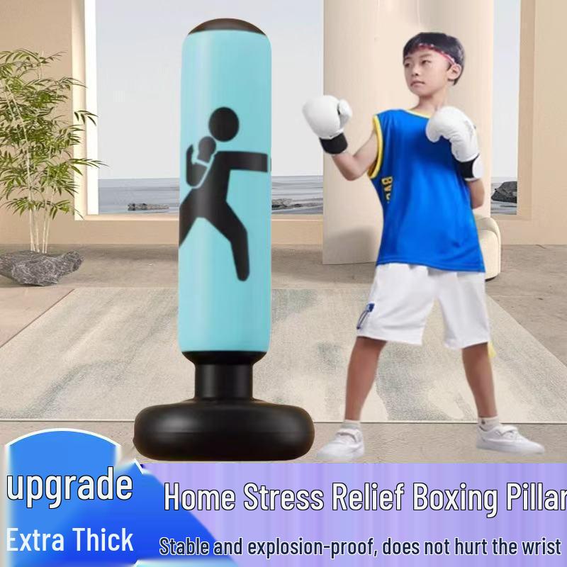 Inflatable Kids' & Adults' Punching Bag: Home Training Tumbler & Sandbag Equipment