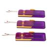 3 Pcs Seam Rippers 180 Degree Rotation Folding Purple Thread Rippers for Household Sewing DIY Crafts