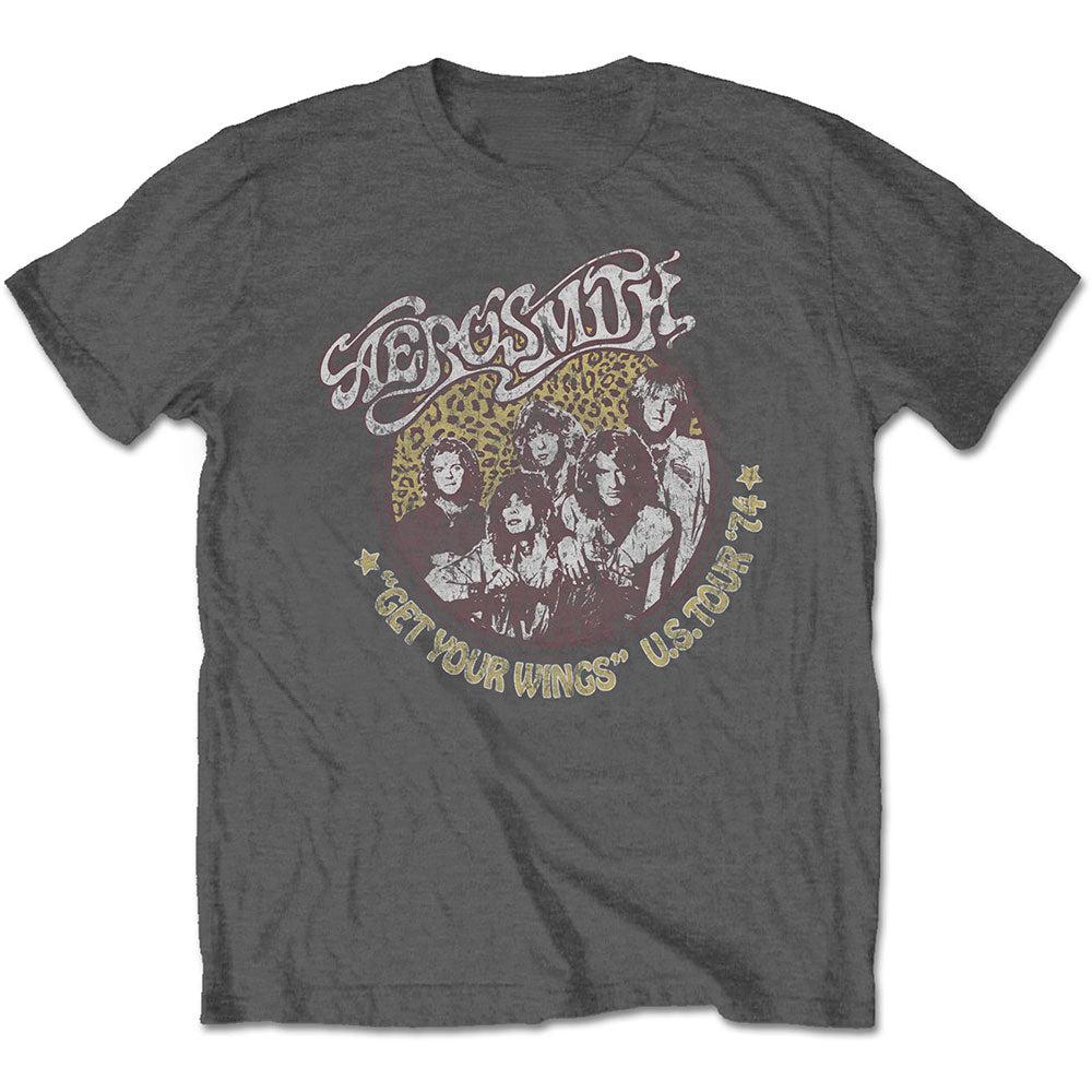 Robo Santa Aerosmith Band TShirt Cotton Graphic Tee Unisex Women Summer Streetwear