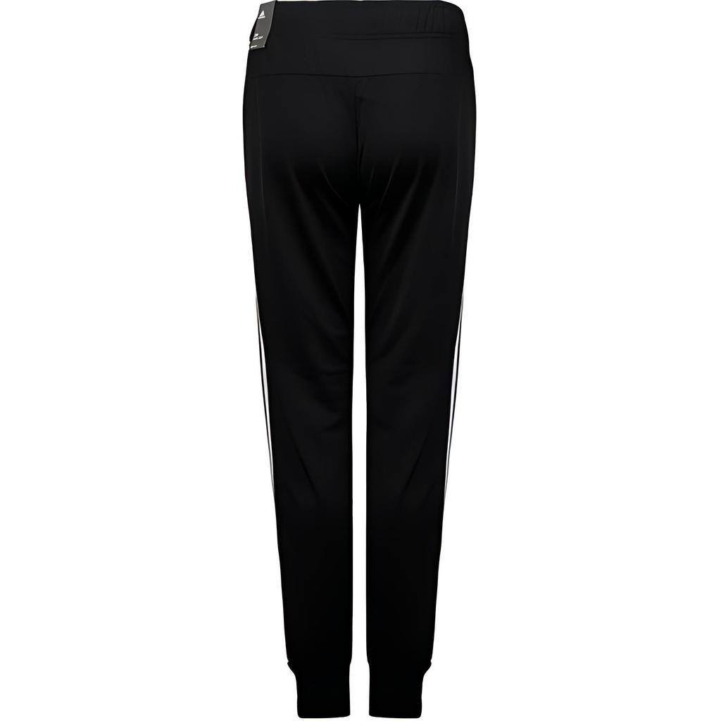 Adidas D2M Cuff PT Knitted Comfortable Fashion Striped Casual Pants Women Bottoms Black BK4638