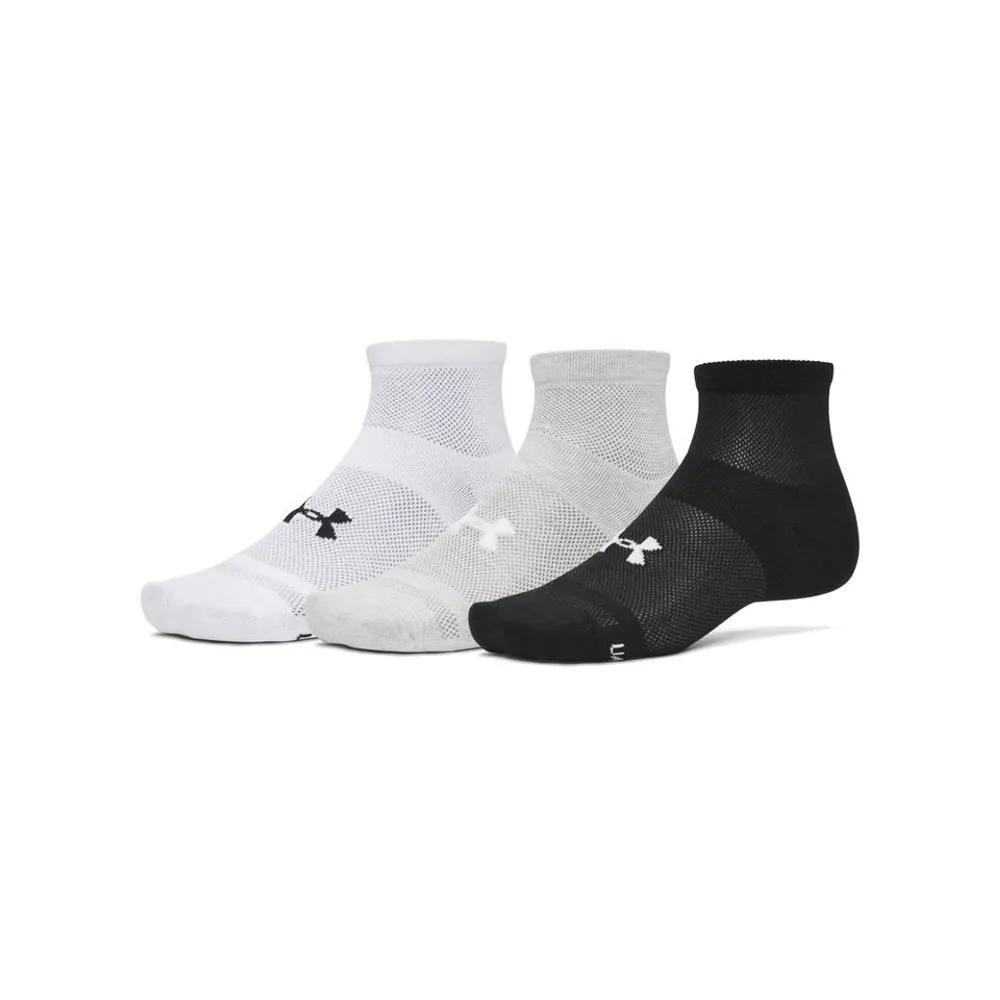 Under Armour Uni Essential Mesh 3PK Quarter Socks 6010883-008 207708 M