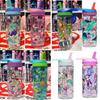 Smiggle Silicone Spout Water Bottle for Kids, Cartoon Straw Cup, Cute Outdoor Reusable Hydration Bottle with Straw, 400ml