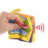 6Pcs Baby Bath Books Washable Colorfast Safe Fabric Rustle Sound Waterproof Baby Books for Early