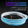 LED Decoration Lights For Car Hood Flexible Daytime Running Light Strip White