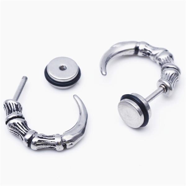 ,Eagle Earrings for Women Steel 1PC Hugdong Stainless Steel Eagle Talon Stud Earrings ,Eagle Earrings for Women Steel 1PC Hugdong Stainless Steel Eagle Talon Stud Earrings