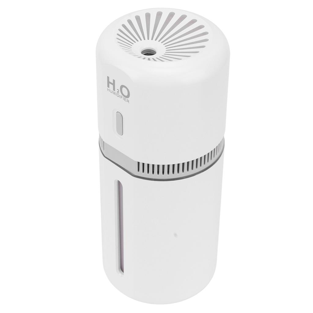180ml Nawilżacz Samochodowy Przenośny Mini Nawilżacz Chłodnej Mgiełki Ładowany przez USB z Kolorowymi Lampkami Nocnymi