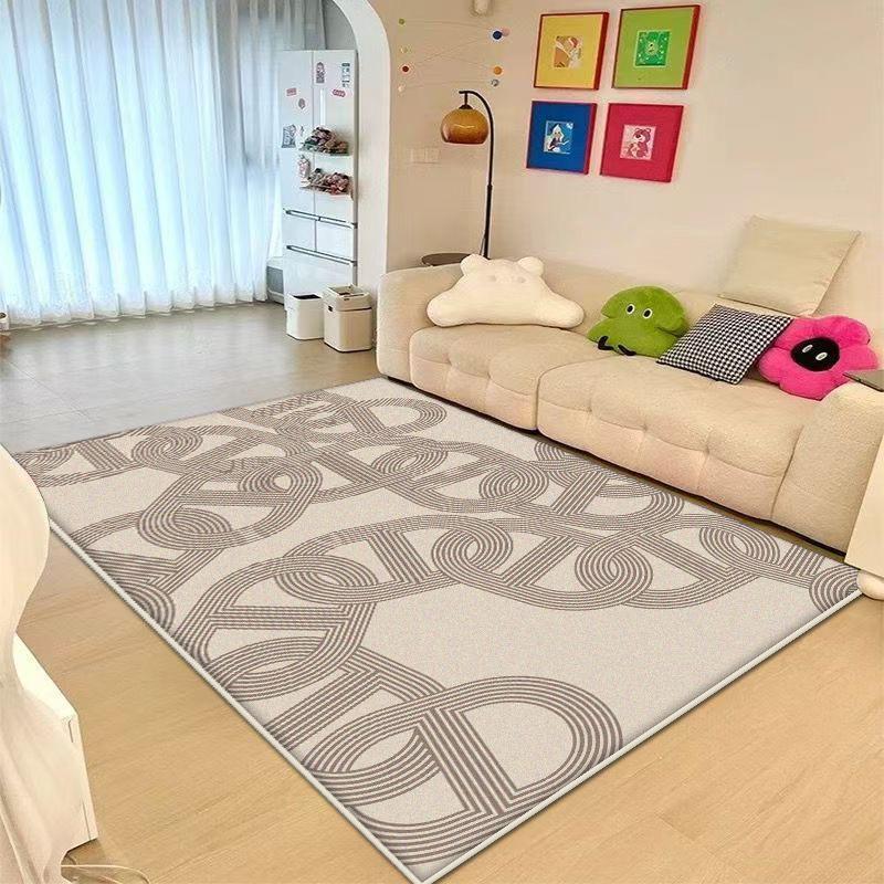 Modern Abstract Large Area Living Room Rugs Home Decoration Cute Style Bedroom Carpet Short Plush Non-slip Washable Floor Mats