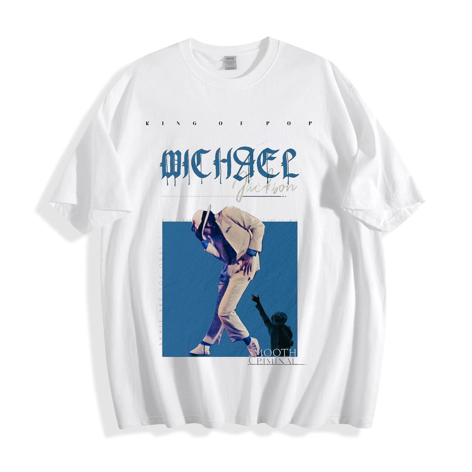 Michael Jackson Anti-Gravity Lean T-Shirt- Smooth Criminal Blue Block Unisex Tee XXXL