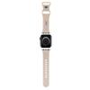 Hello Kitty Strap HKAWMSCHBLE Apple Watch 38/40/41mm Beige/beige Strap Silicone Kitty Head