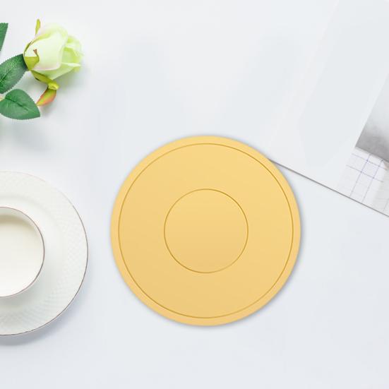 Silicone Coaster Heat-resistant Non-slip Kitchen Countertop Table Protection Round Mug Coffee Tea Cup Pot Holder Mat Pad