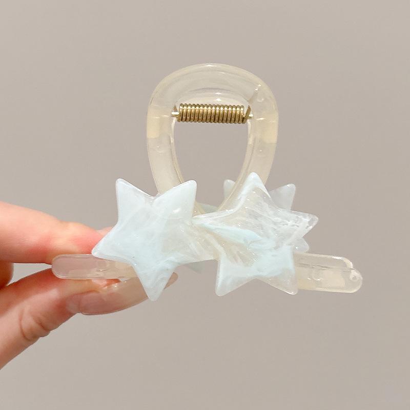 Elegant French Retro Small Shark Hair Clip for Thin Hair