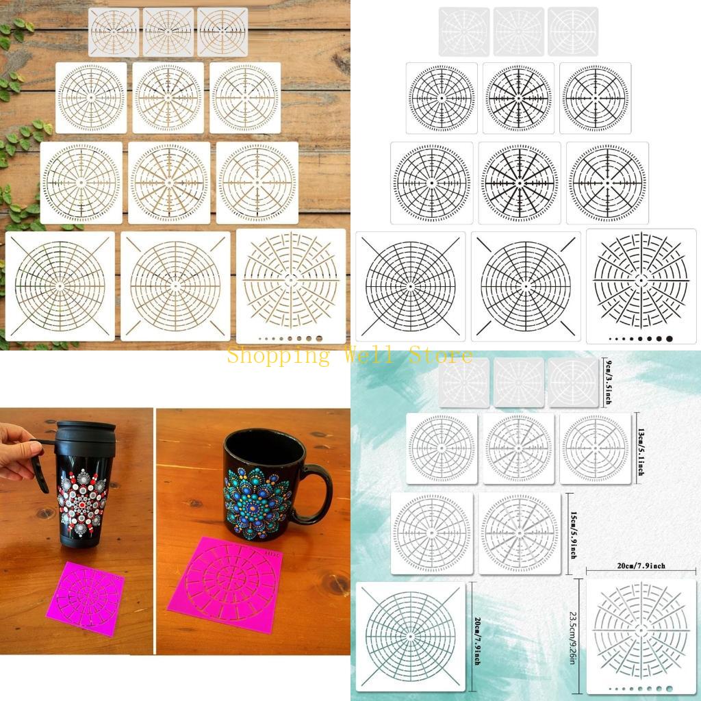 KX4B Geometric Dot Painting Tool for Painting on Fabric Canvas Glass Rock China Mainland
