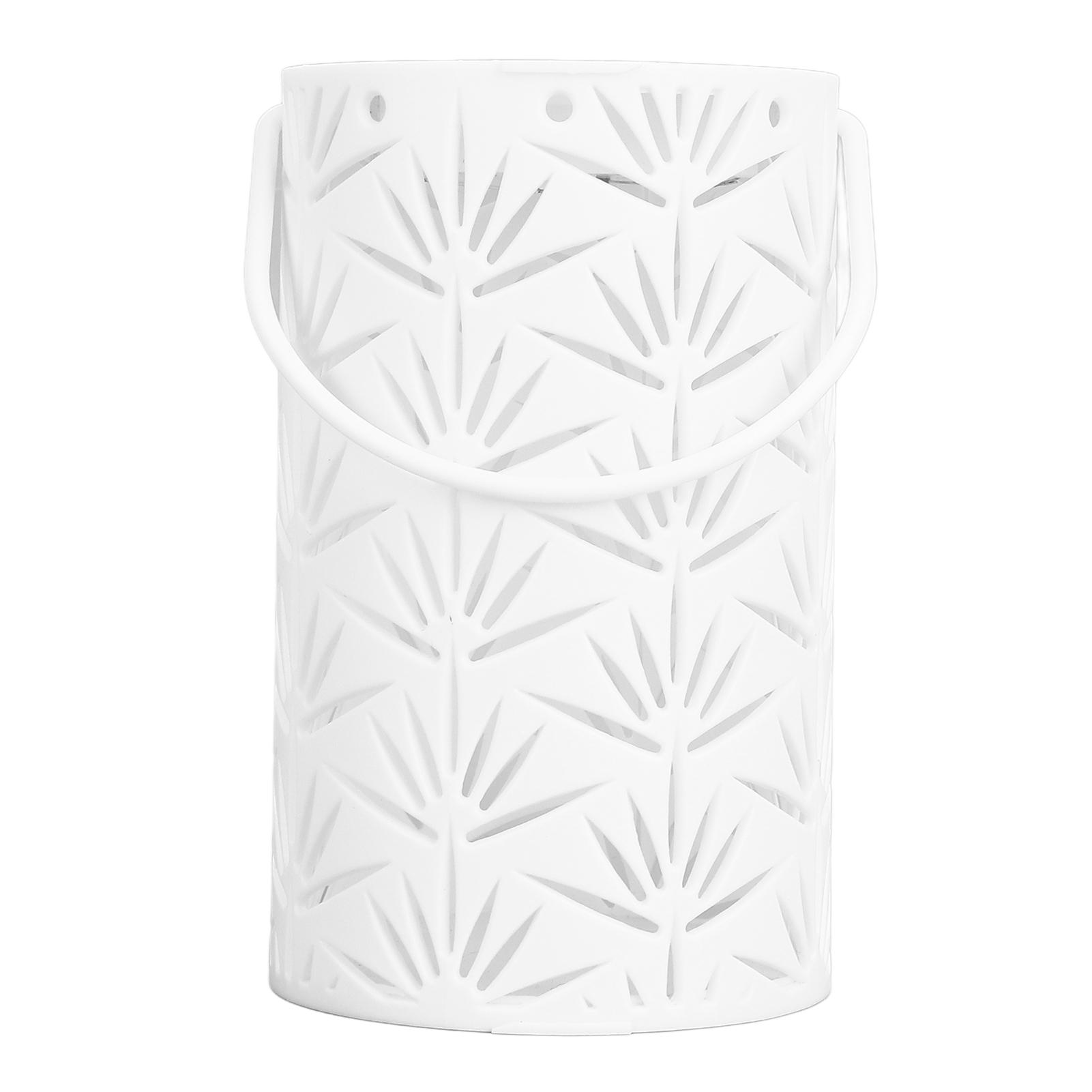 

LED Hanging Lantern with Leaf Hollow Pattern Portable Fireplace Lamp for Party House Yard Decoration