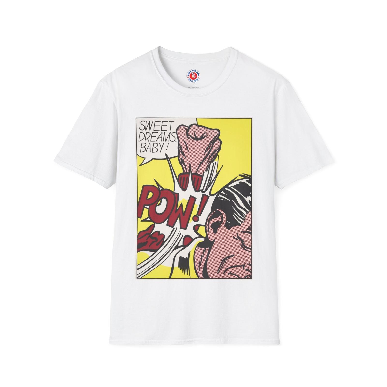 Roy Lichtenstein POW Style Unisex T-Shirt Casual Wear Statement Tee S
