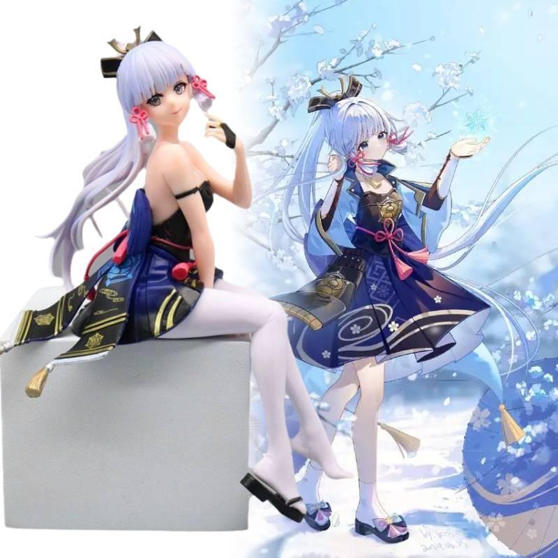 Kamisato Genshin Impact Ayaka Figurine Game Cartoon Model Toys Gifts Christmas
