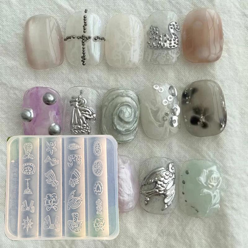 Clear Silicone Resin Molds With Cute Ocean Creature Patterns For Diy Jewelry Nail Art Craft Projects