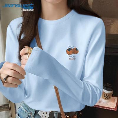 Jeanswest Women's Autumn Long Sleeve Cotton T-Shirt