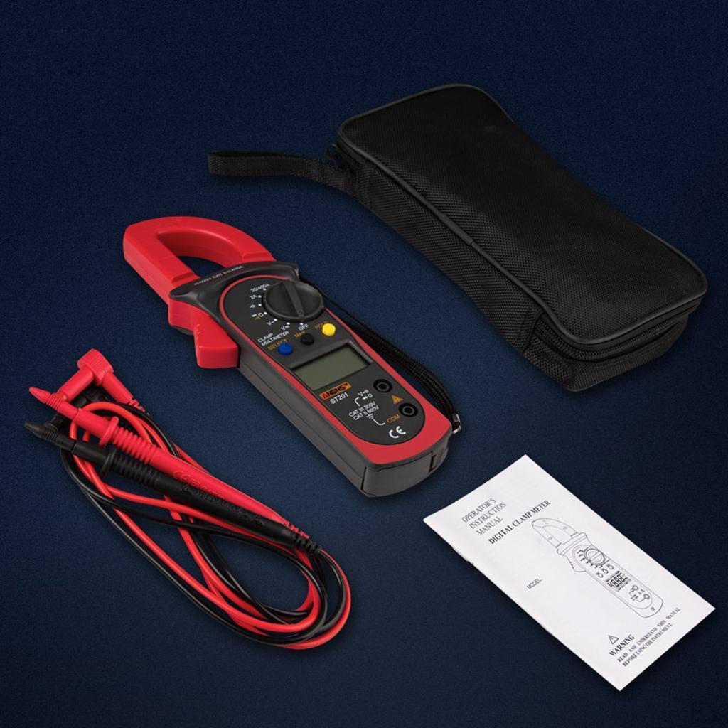 4000 Counts Auto-Ranging Clamp Meter, Digital with Amp,, and Resistance Test