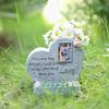 Resin Pet Memorial Stone For Dog Remembrance And Garden Decor