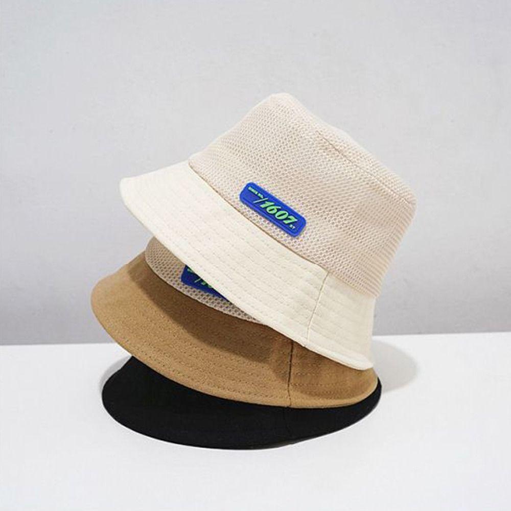 Sun Protection Bucket Hat Breathable Basin Cap New Fisherman Hats  Kids