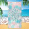Microfiber Green Floral Sand Free Beach Towels Quick-Dry Palm Leaves Mandala Summer Swimming Pool Bath Towel for Adult Travel