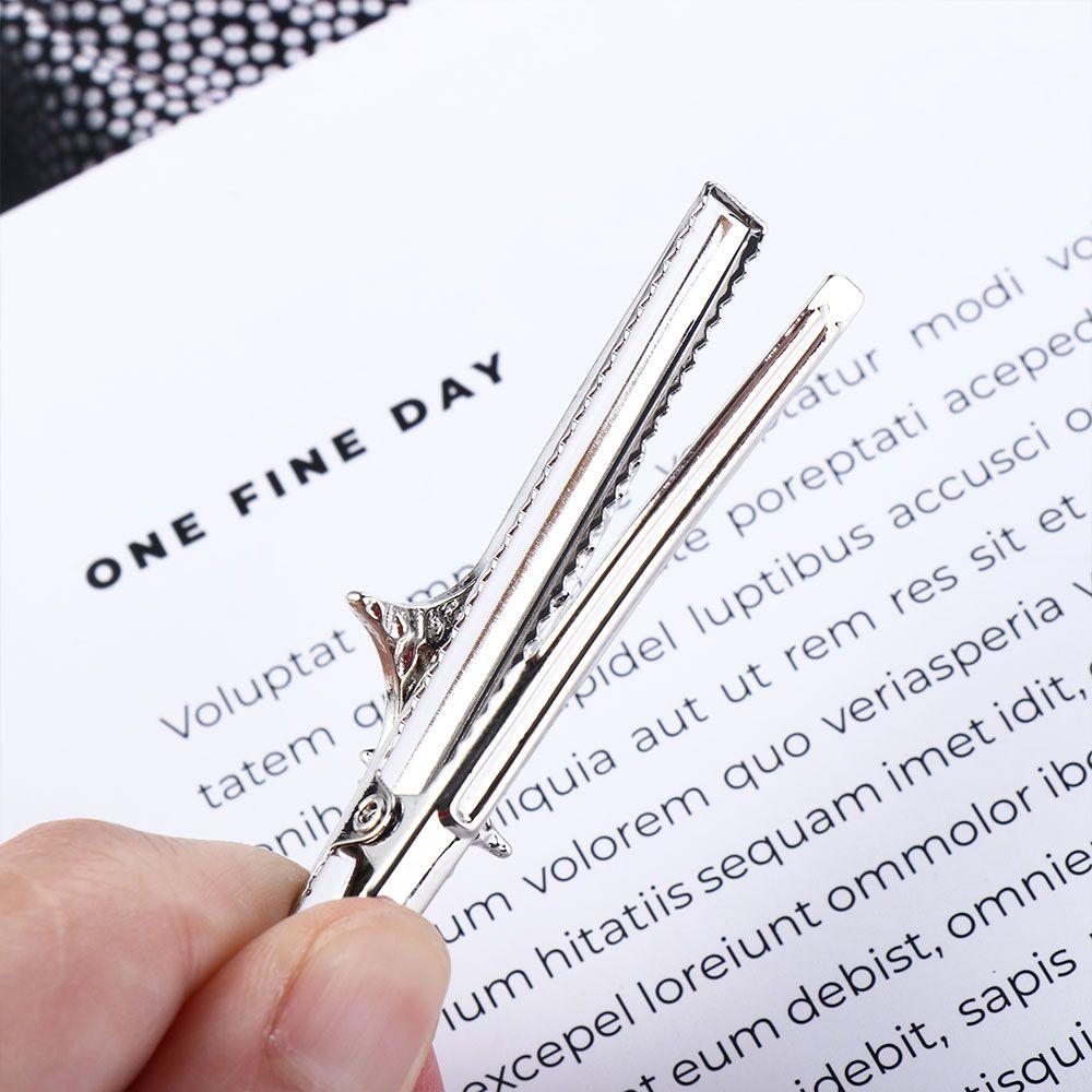 Duckbill Clip Metal Hairpins Diamond Silver Bangs Clip Side Clip Spicy Girl
