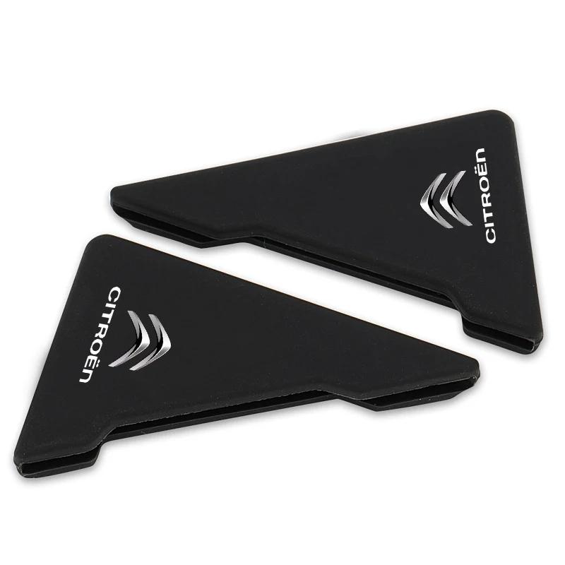 2Pcs Car Door Corner Cover Bumper Crash Anti-Scratch Protection Sticker For Citroen C1 C2 C3 C4 C5 X7 Berlingo Xsara C8 C4L DS3 aog123