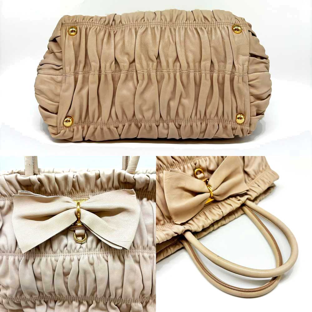 Used PRADATote Bag leather Women
