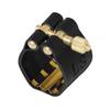 Tenor Saxophone Mouthpiece Cap Metal Snap Clip With Adjustable Screws Sax Replacement Parts Woodwind Instrument Accessory