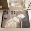Nerd Project Bl Anime Room Mats Anti-slip Absorb Water Long Strip Cushion Bedroon Mat Household Carpets