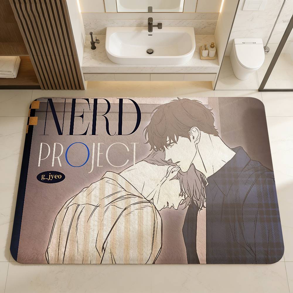 Nerd Project Bl Anime Room Mats Anti-slip Absorb Water Long Strip Cushion Bedroon Mat Household Carpets