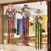 Bride Groom Skeleton Ghost Couple Hanging Flag Door Hanging Porch Halloween Outdoor Decoration Scary Paper
