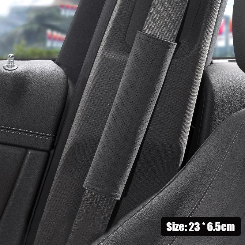Car Seat Belt Cover Suede Safety Belt Shoulder Cover Protection Pad For Tesla Model 3 Model S Model Y Universal Accessories