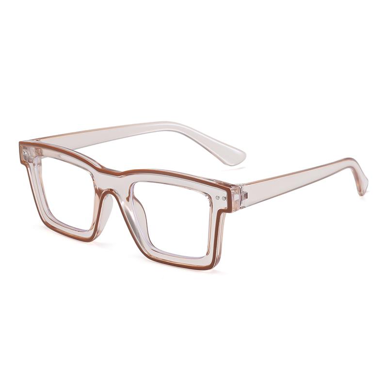 Anti-Blue Light Glasses Colorful Square Eyewear Women Fashion Luxury Eyeglasses Blue Light Blocking Man Lady Computer Eyeglas