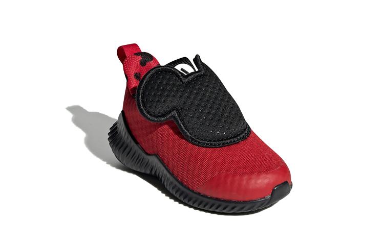 adidas Fortarun Mickey AC I Fabric Comfortable Low Top Toddler Shoes Red Black Infant And Toddler G27187